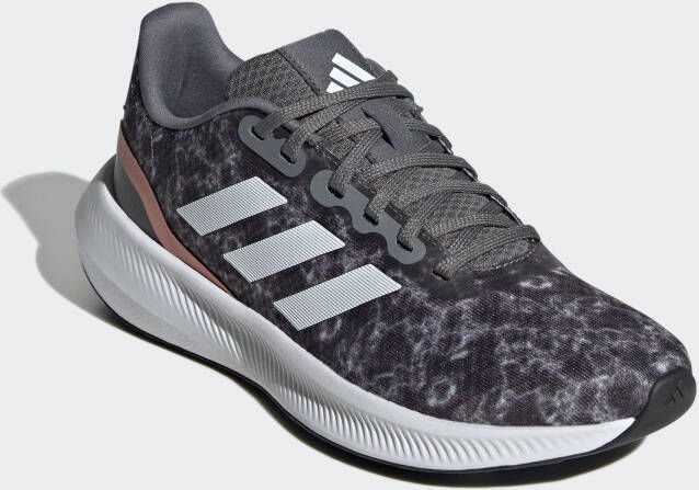 Adidas Performance Runfalcon 3.0 hardloopschoenen grijs wit roze