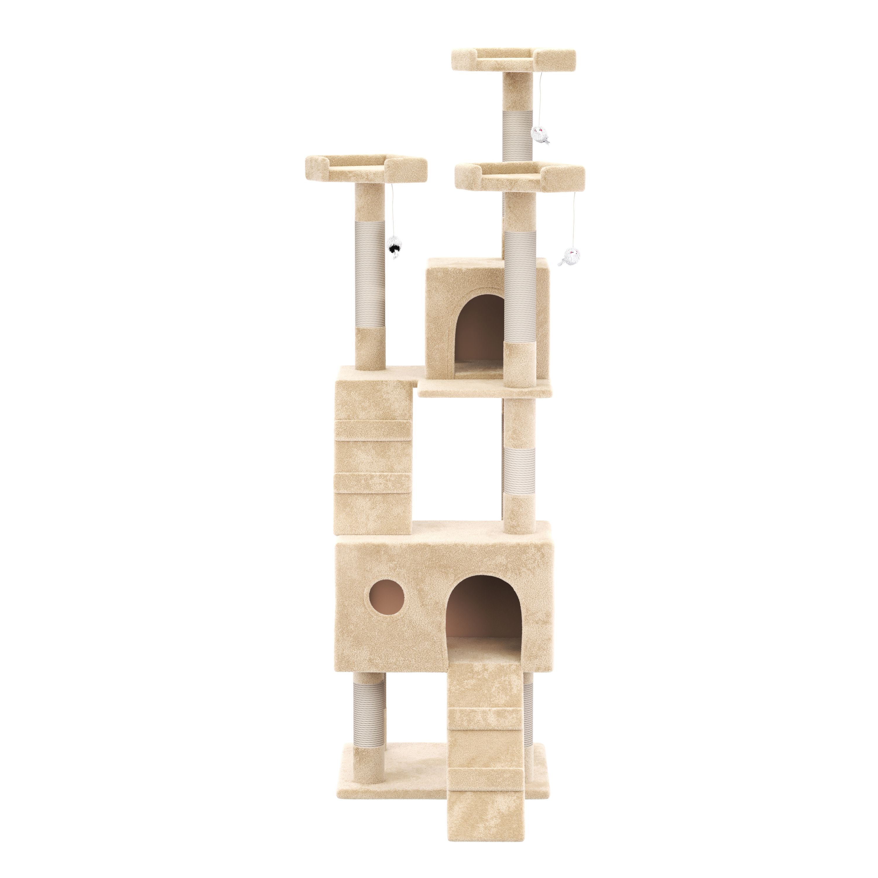 Katzenbaum MAX 182 cm beige