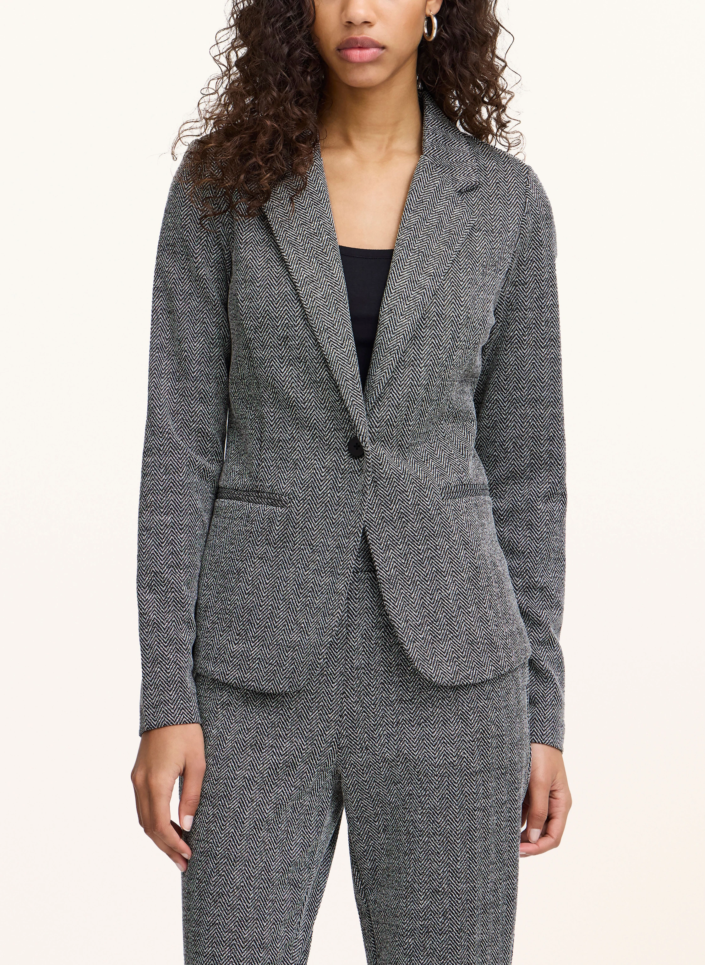 ICHI Jacquard-Blazer IHKATE