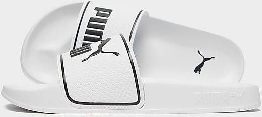 Puma Leadcat 2 0 2.0 badslippers wit zwart Rubber Logo 40.5