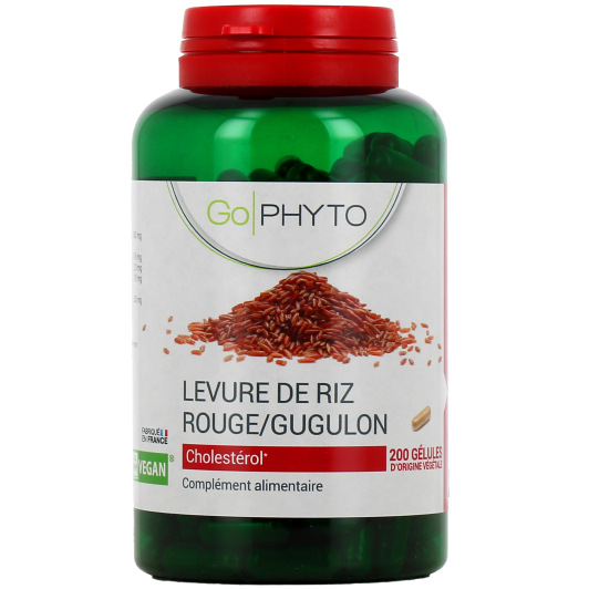 Go Phyto Levure de riz rouge et gugulon - Contrôle du cholestérol