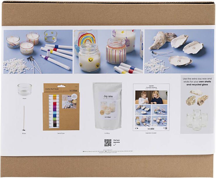 Creativ Company Mega DIY Mix Lysstøbning , Lysglas