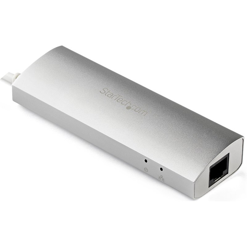 StarTech.com Hub USB à 3 Ports avec Ethernet, USB-A, Gigabit Ethernet/GbE, USB 5Gbps, Design Robuste, Alimentation par Bus, Hub USB 3.0 Portable pour Ordinateur Portable