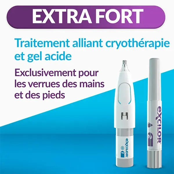 Excilor Warts Duo Power Cryotherapy & Acid Gel para Mãos/Pés: Resultados em 5 Dias