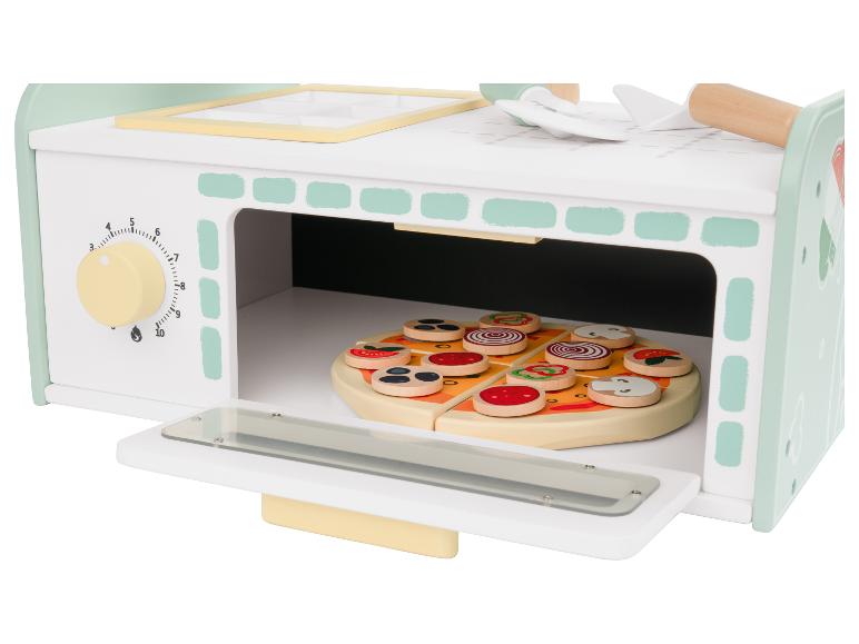 Houten ijswagen of pizza-oven