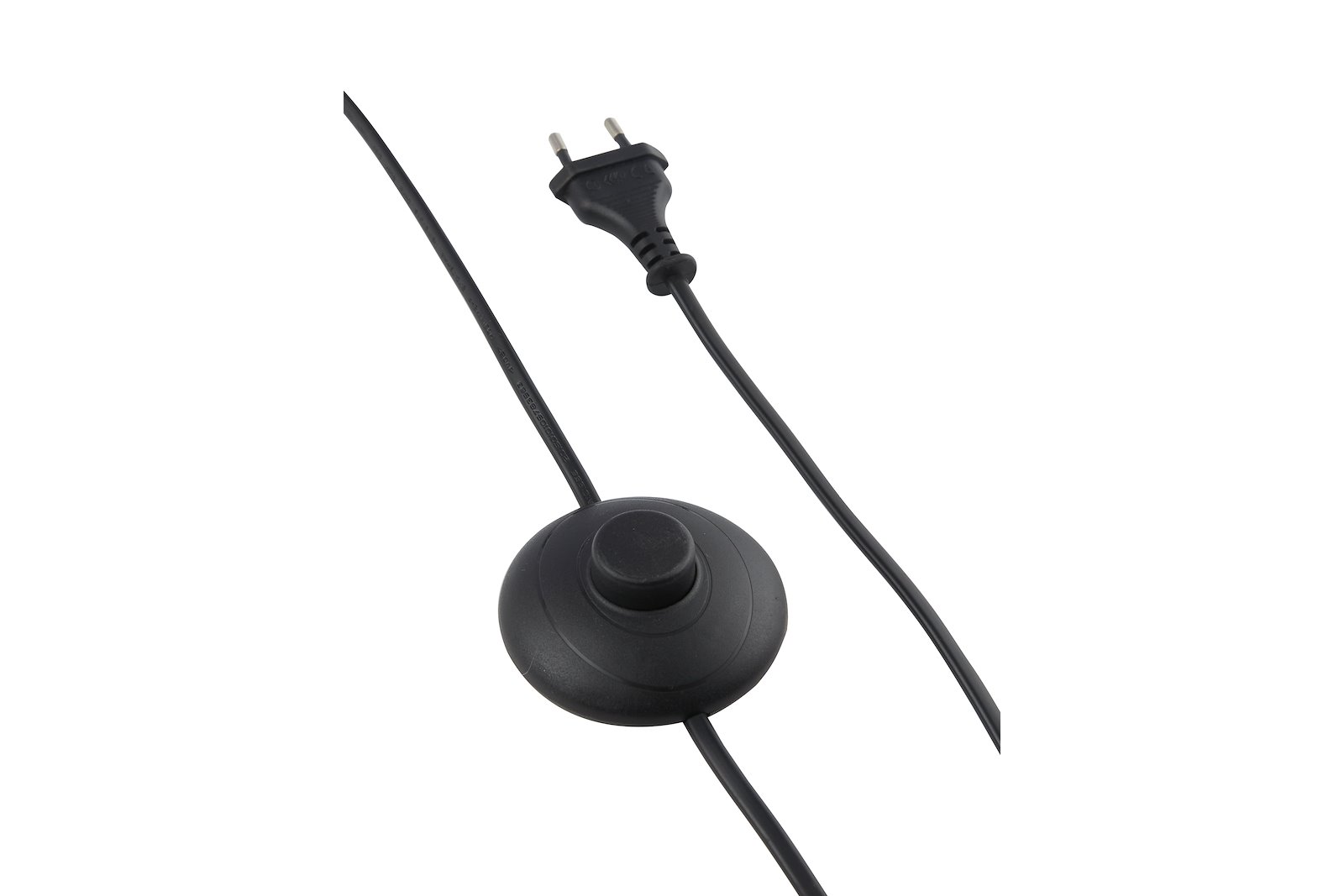 Valdisere gulvlampe Sort med sort marmor fot E14, Max 28W