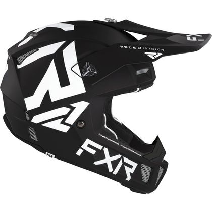 Casque cross FXR CLUTCH CX BLACK/WHITE 2022 - Noir / Blanc
