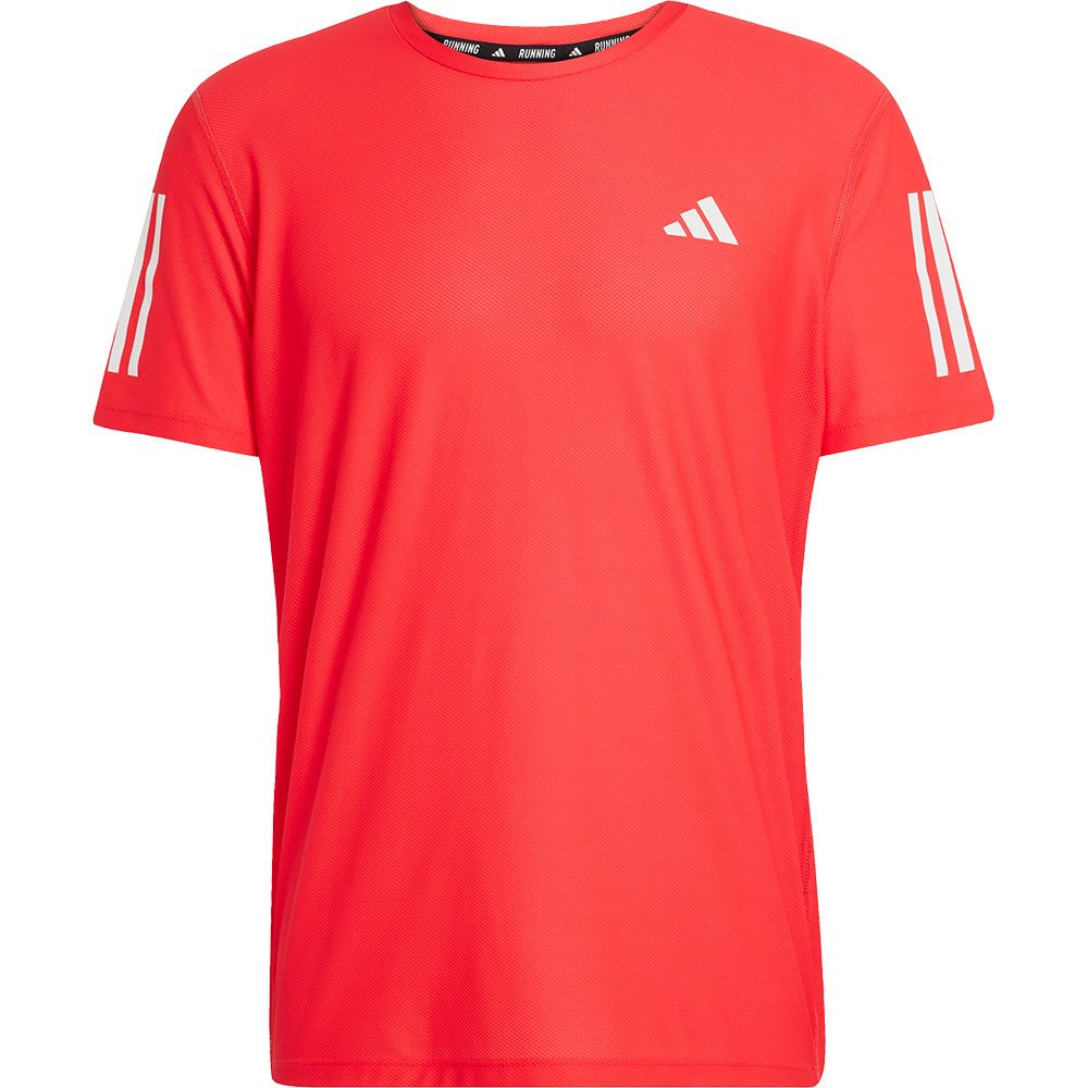 adidas Own the Run T-Shirt Herren pure ruby