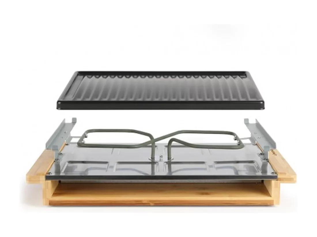 Livoo Appareil à raclette 8 personnes 1200w - doc257
