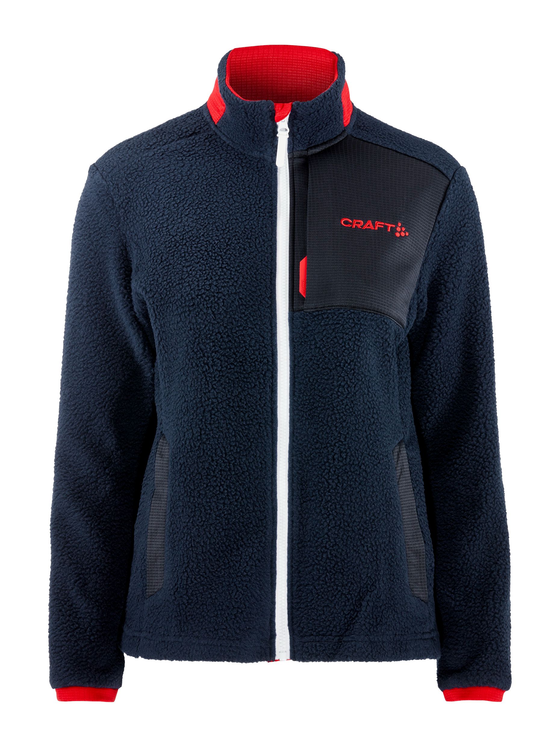 Craft Nor Explore Pile Fleece Jacket Womens Blaze/Bright