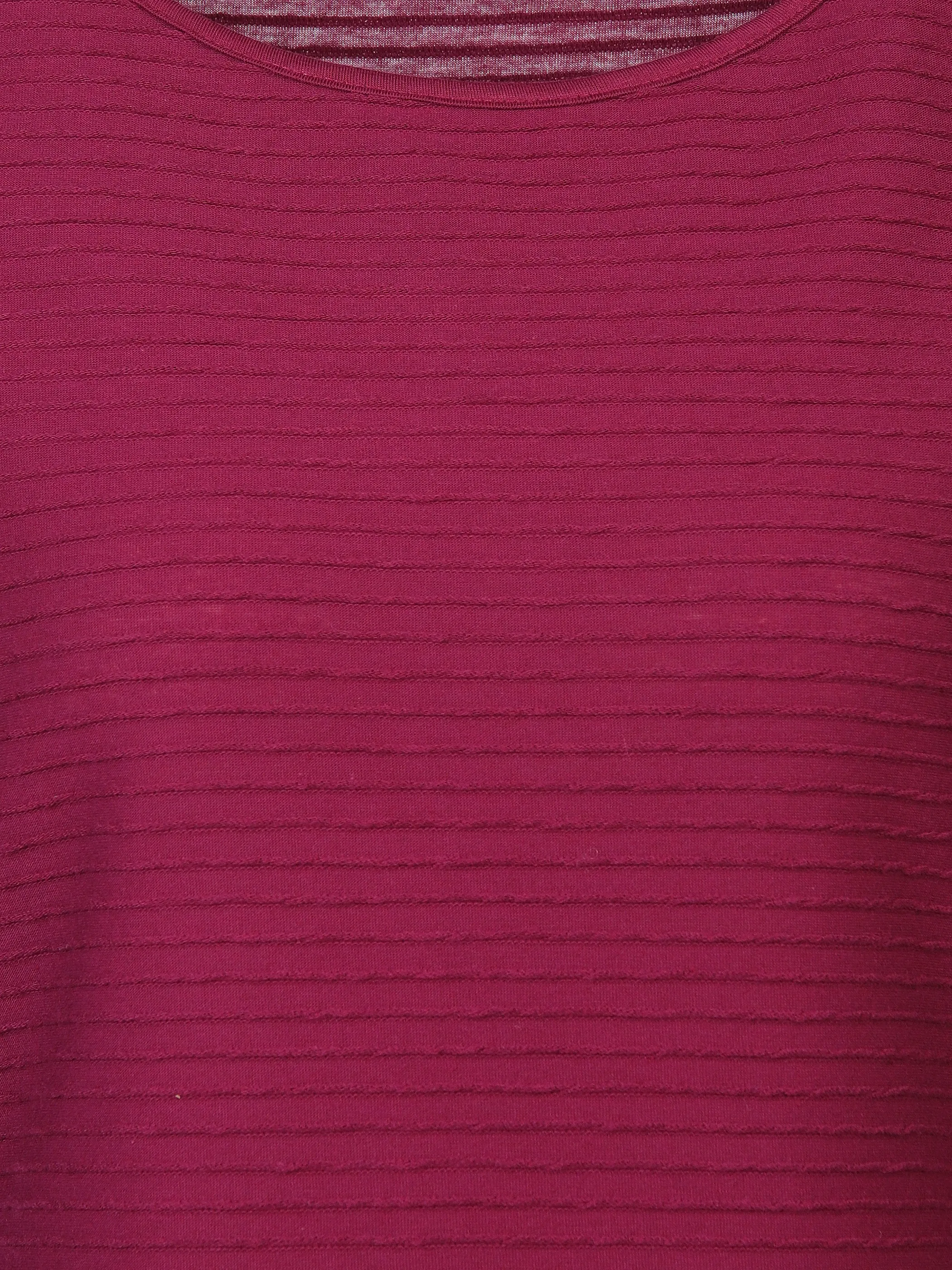 Damen Strukturshirt mit 3/4 Ärmel