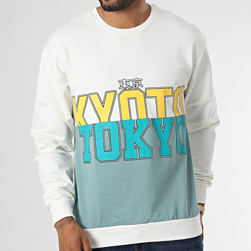 Sweat Crewneck GK-1065 Blanc