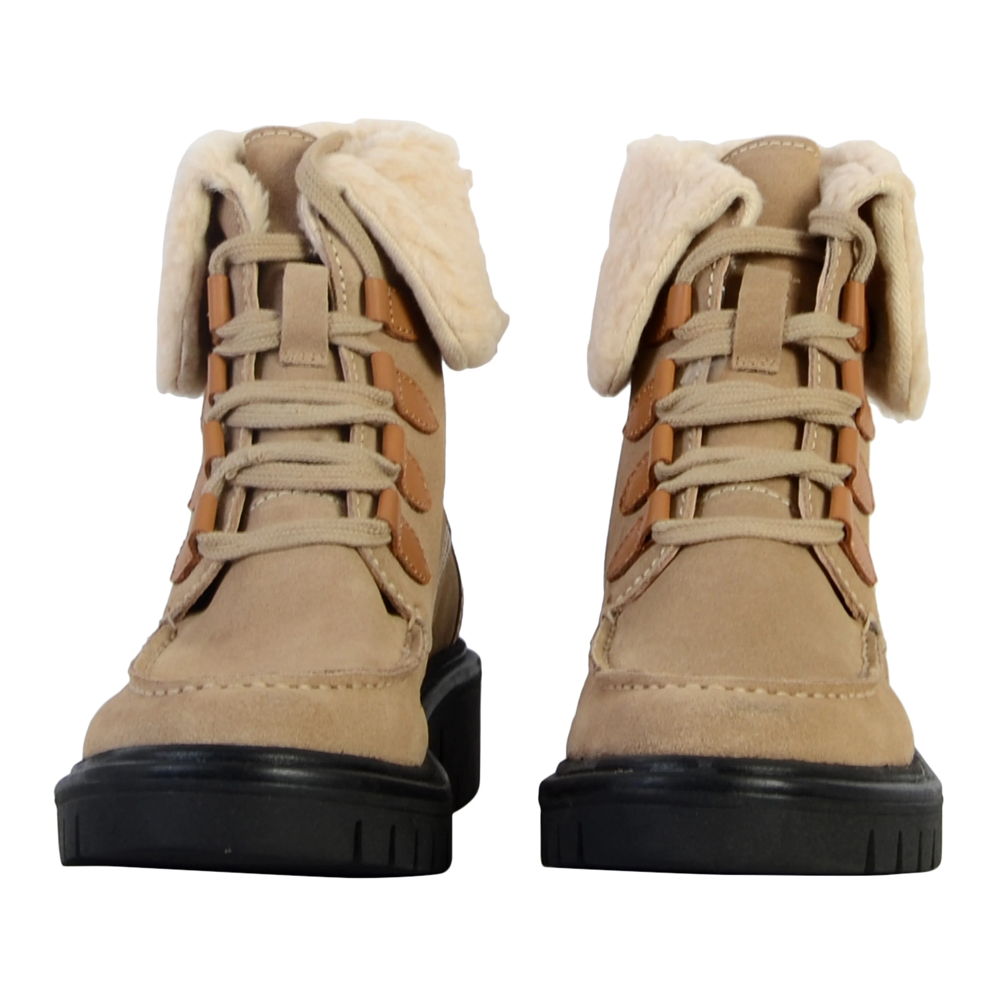 Bottines en cuir Ziverno | Beige