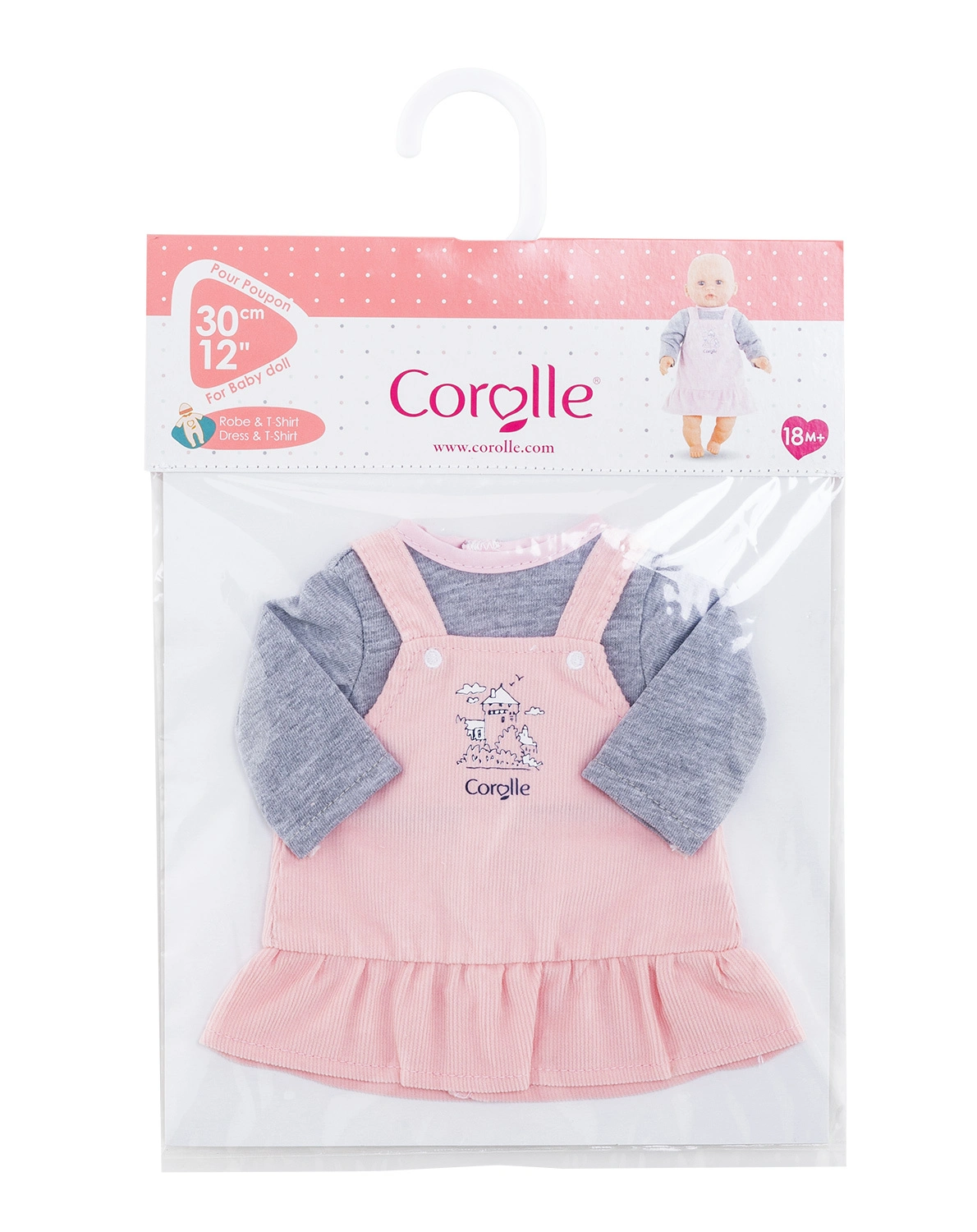 Puppenkleidung MON PREMIER POUPON - CORDKLEID LOIRE (30cm)