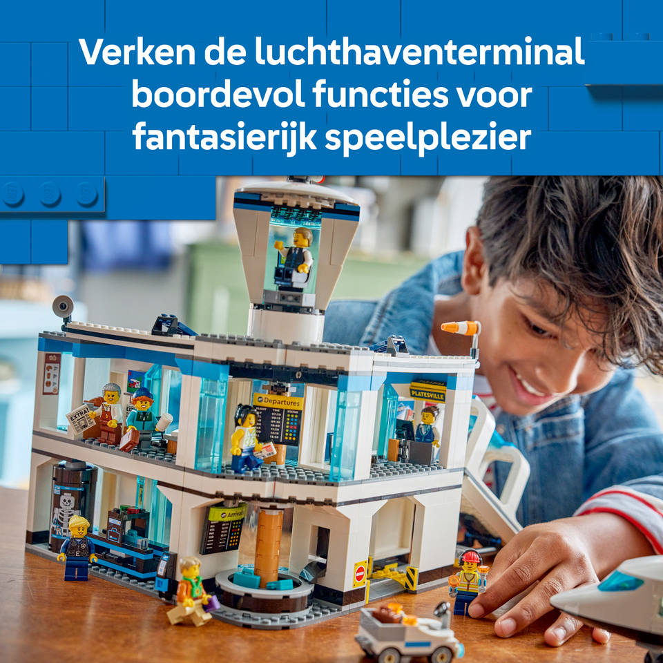 LEGO City luchthaven met vliegtuig 60502