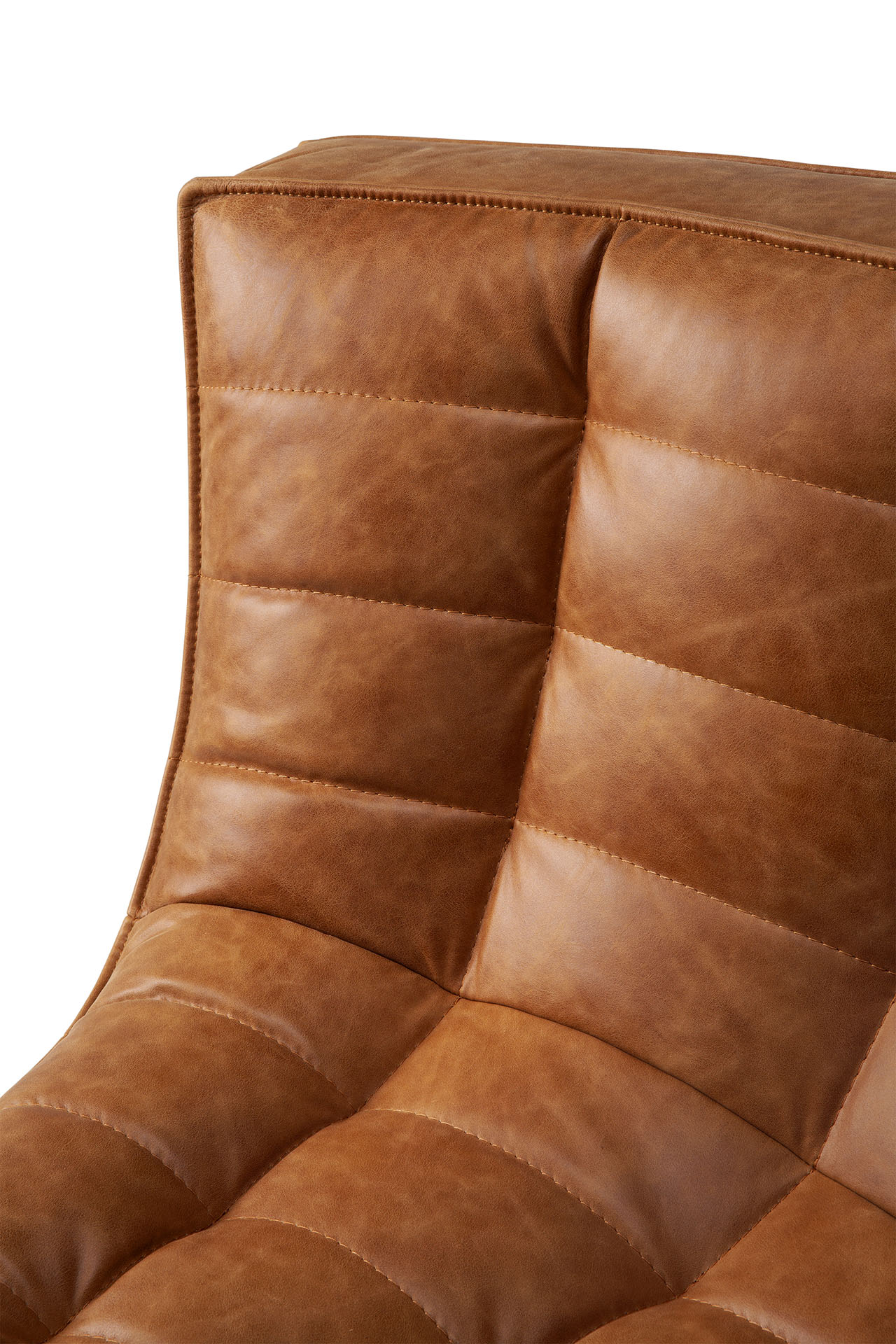 Sofa N701 90° round corner - old saddle