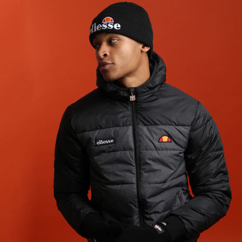 Doudoune Capuche Brenta SHK07395 Noir Gris Chiné