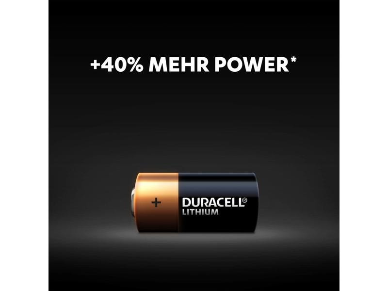 Duracell Photobatterie Lithium 123 , 1 Stück Lithium-Batterie 123, 1 Stück
