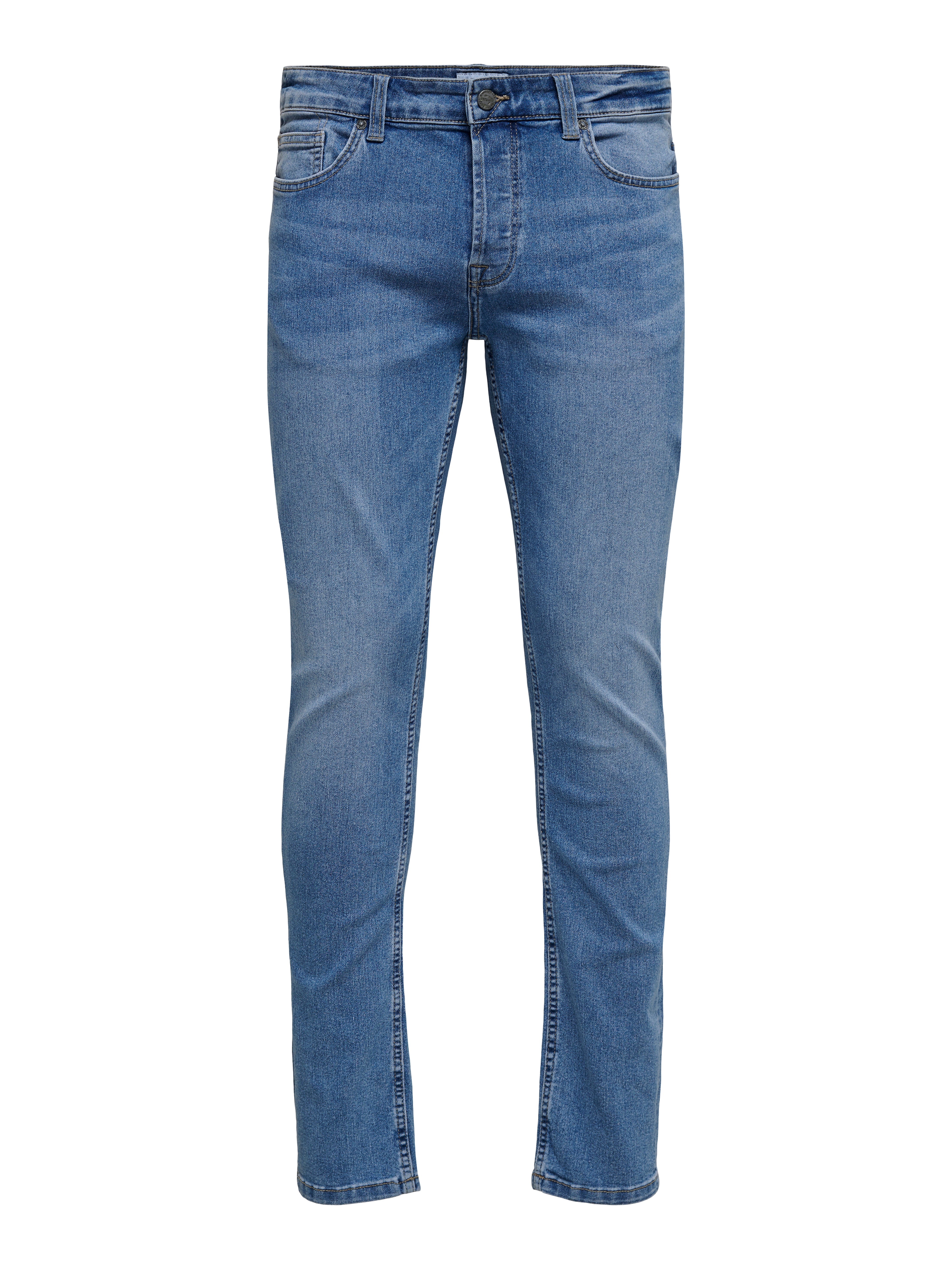 ONSLOOM Mittlere Taille Slim Fit Jeans Blue Denim