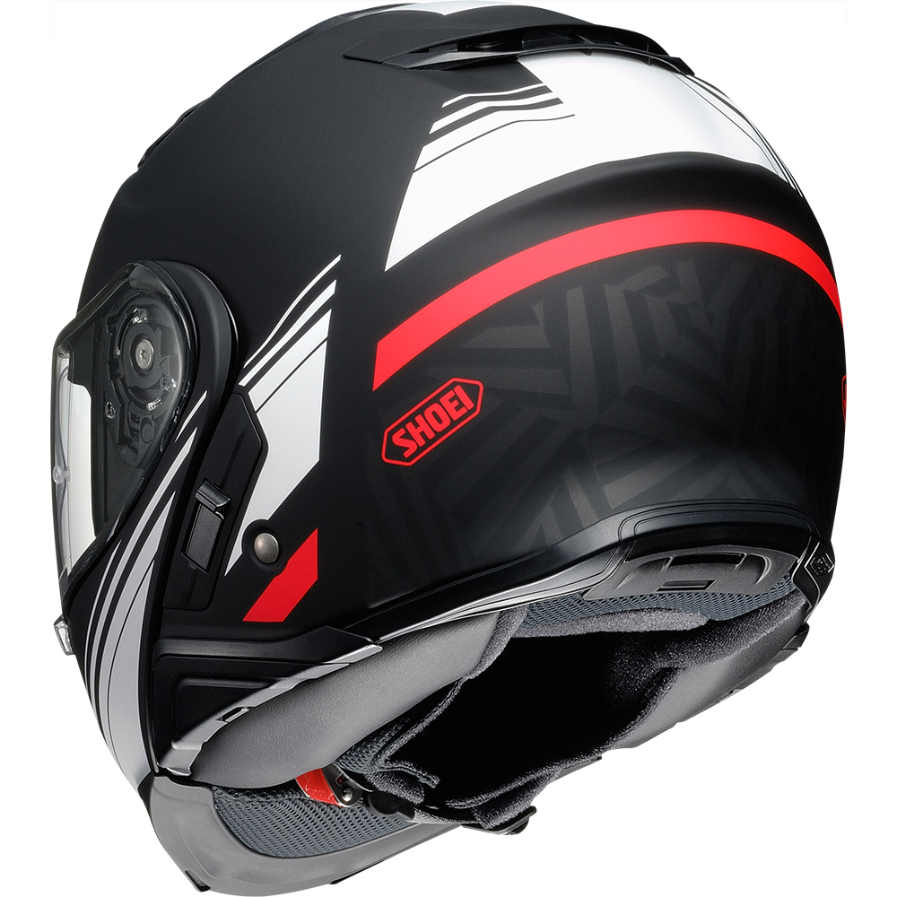 Shoei - Casque Neotec 2 Separator TC-5 / Noir / Blanc / Rouge