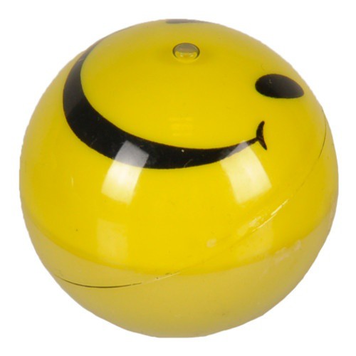 Bola sorridente de flamingo com luz para gatos