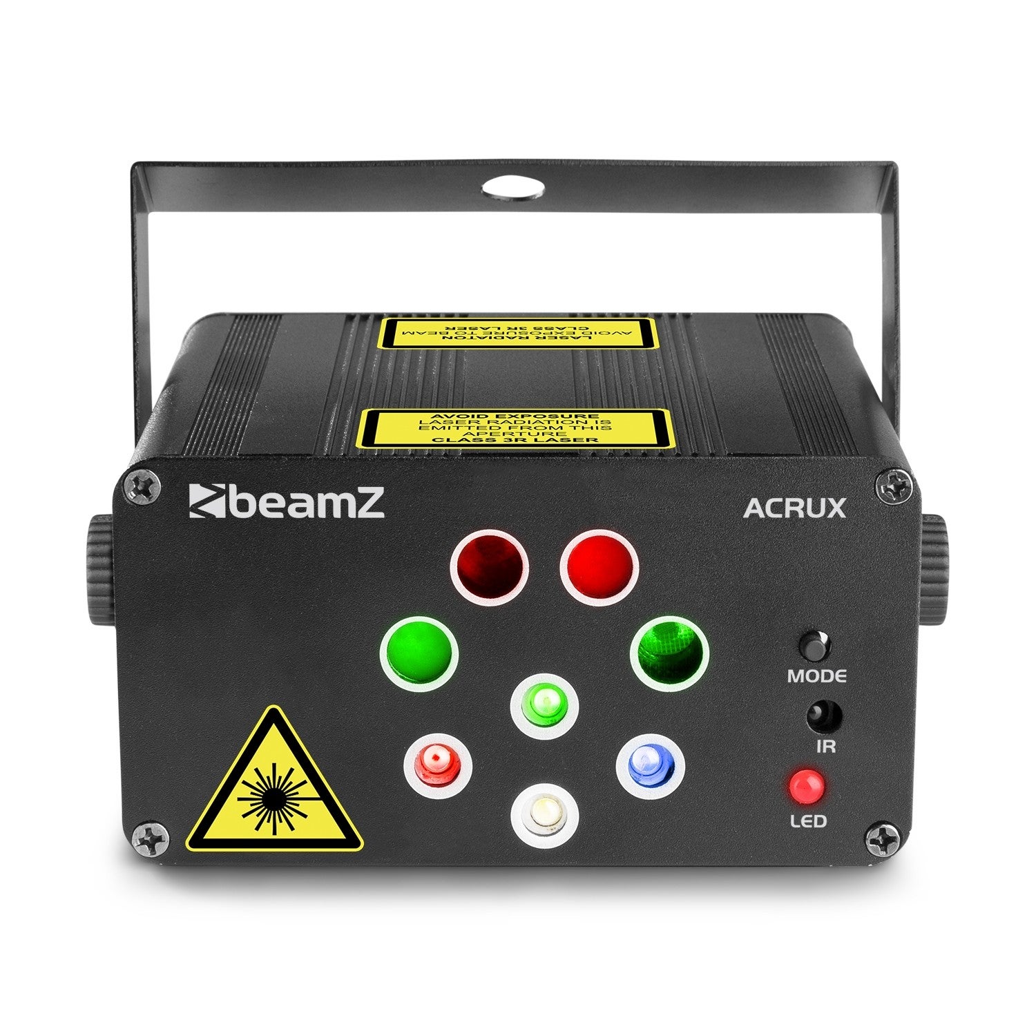 BeamZ Acrux Quatro R/G party laser systeem met RGBW LED's
