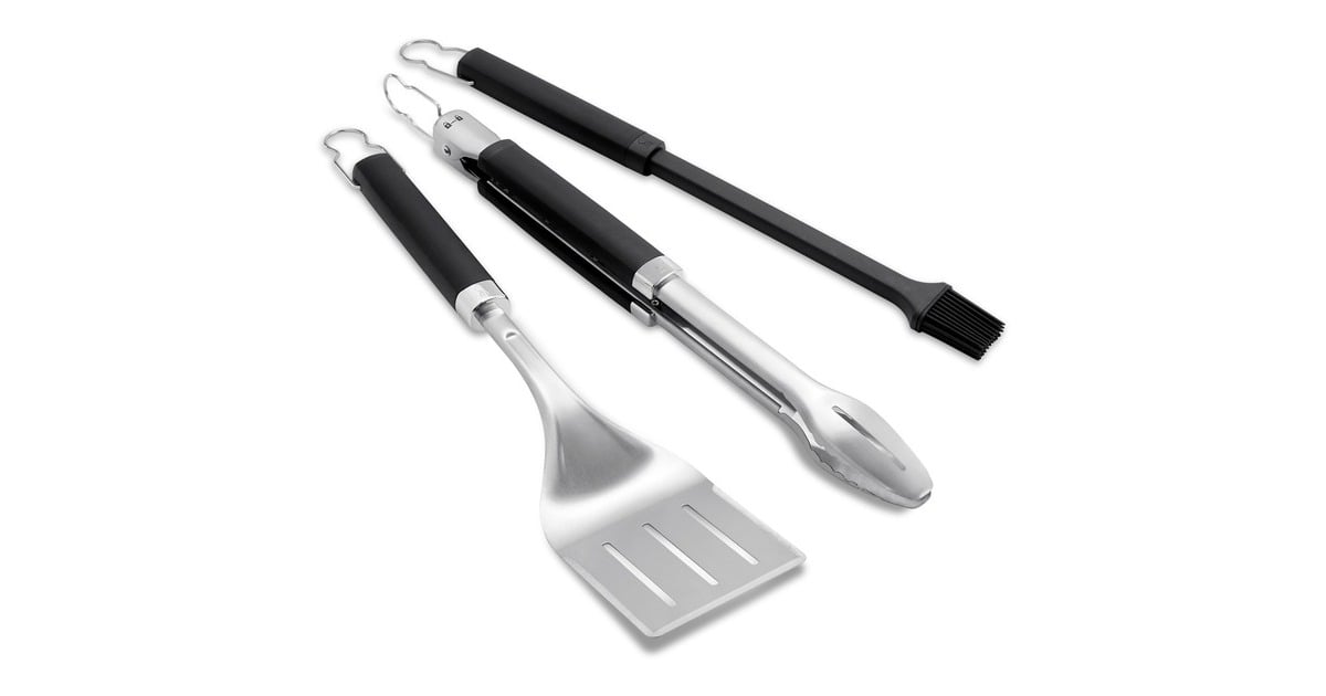 Weber3-delige Precision barbecueset grillbestek  (Roestvrij staal/zwart)