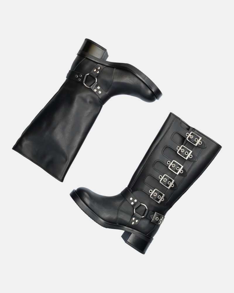 Steve Madden Battle Bikerboots  - zwart