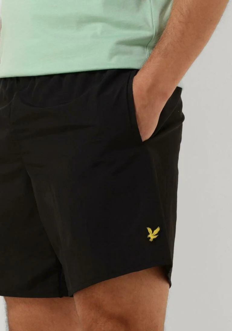 LYLE & SCOTT zwarte lyle & scott  plain swimshort