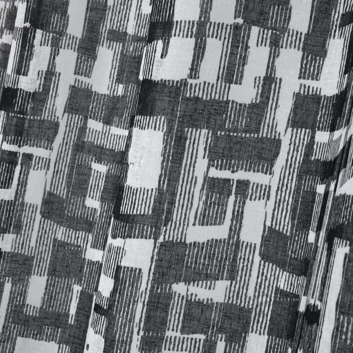 Voilage (140 x 260 cm) Linear Noir