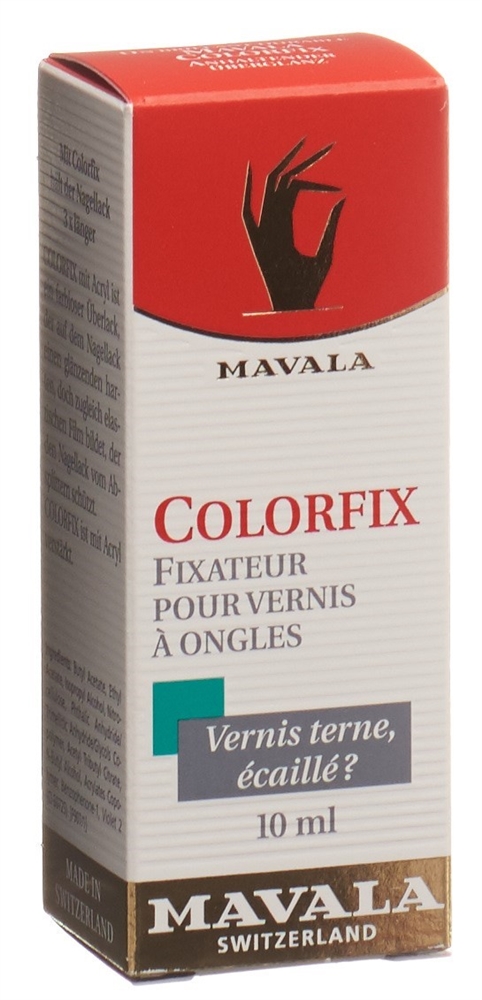 Mavala Colorfix top-coat<br>10 ml, Flasche