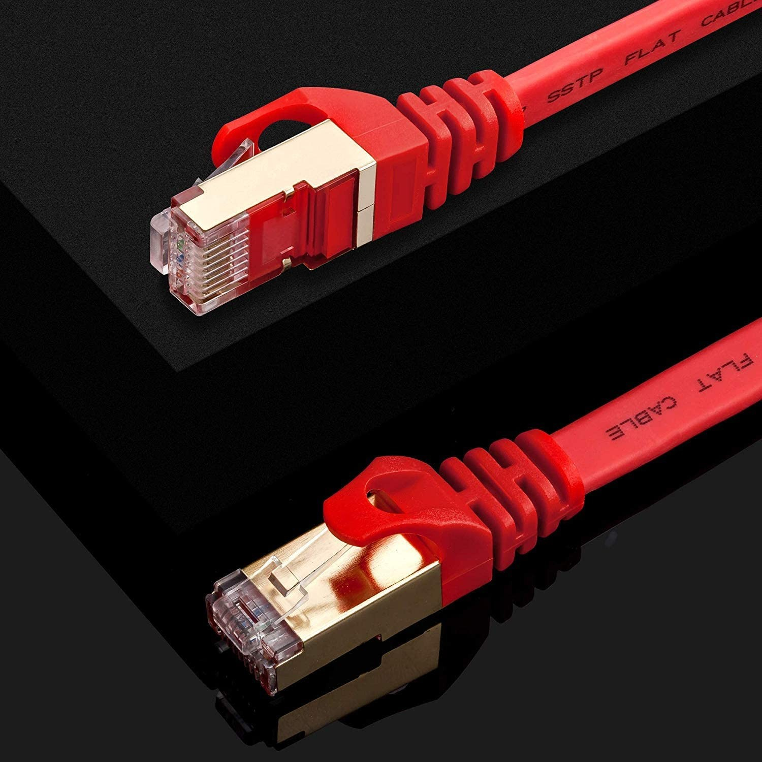 (30m) 10 Gigabit Ethernet LAN RJ45 Internet Netzwerk Kabel (CAT-7) - Grün