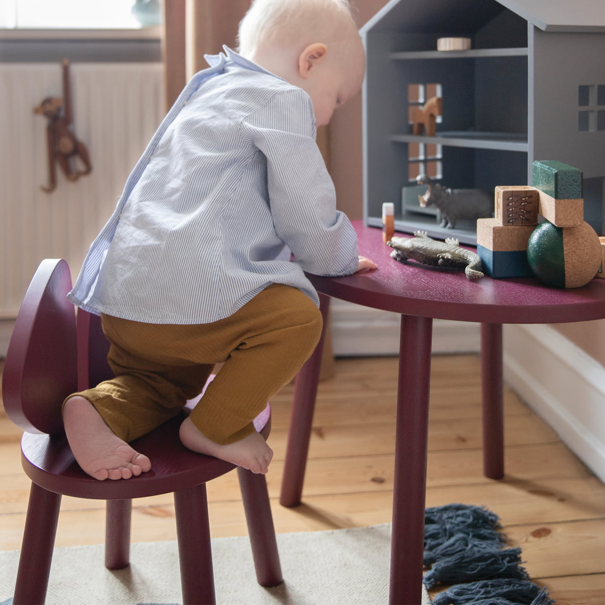 Mouse kindertafel white