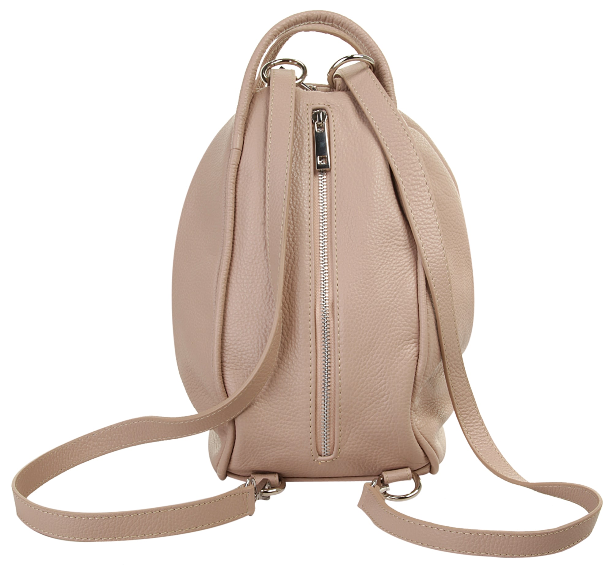 X-Zone Cityrucksack echt Leder, Made in Italy