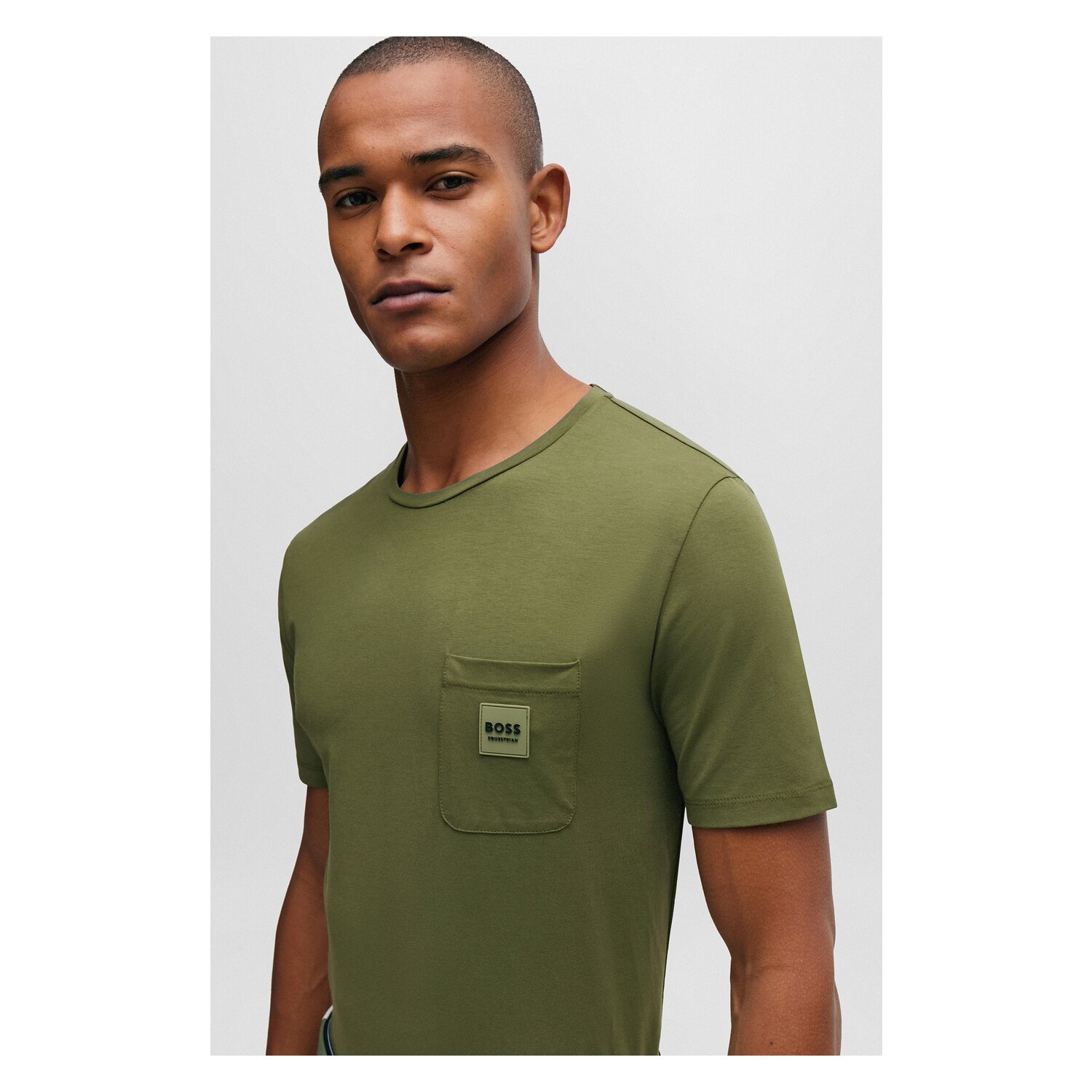 BOSS EQUESTRIAN Herren T-Shirt Stan  - olivine