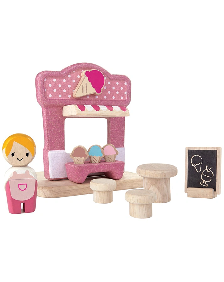 Spielwelt EISCAFE 10-teilig aus Holz