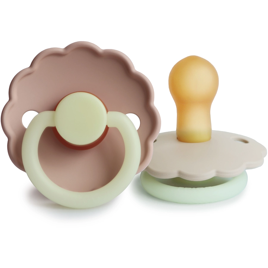 FRIGG Nachtschnuller Daisy Blush nightCream 0-6 Monate