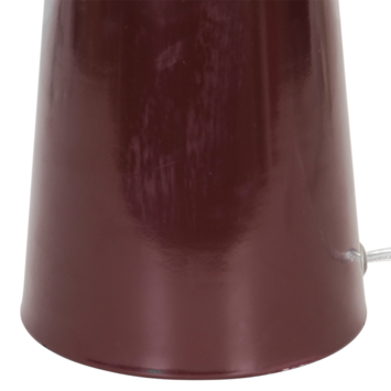 KARWEI tafellamp Otis burgundy bruin Ø30 x 31cm