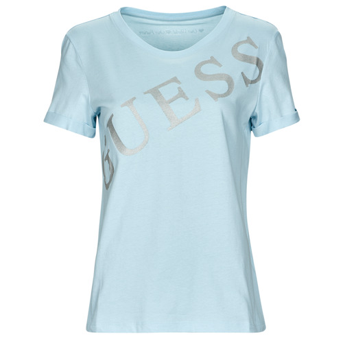 Guess - SS CN BENITA TEE - Bleu