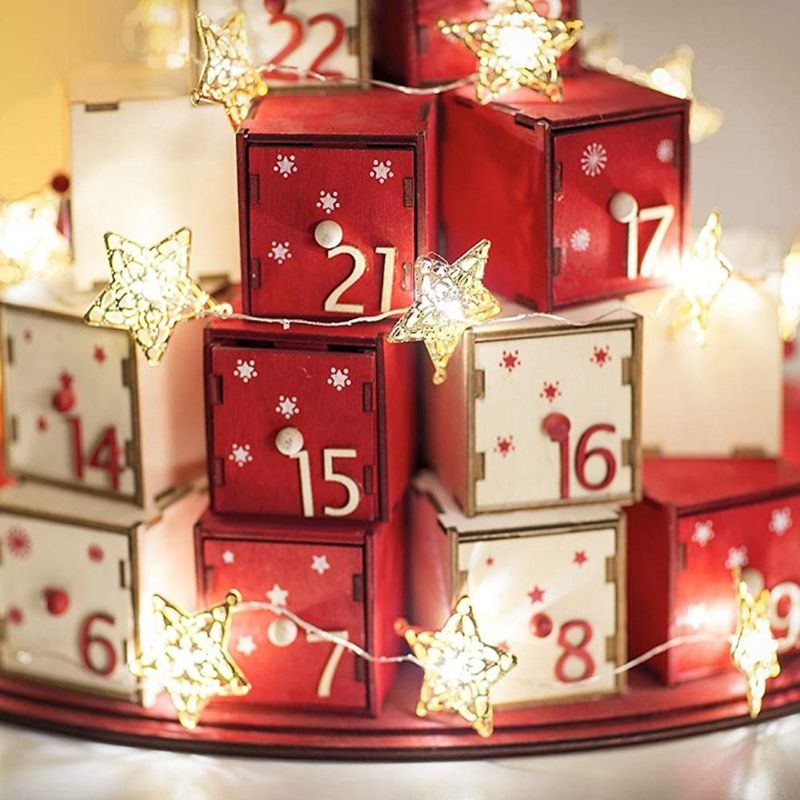 Konstsmide - Lichtslinger - Warm Wit - Led Kerstverlichting Binnen - 20 Lampjes - 1.9 Meter