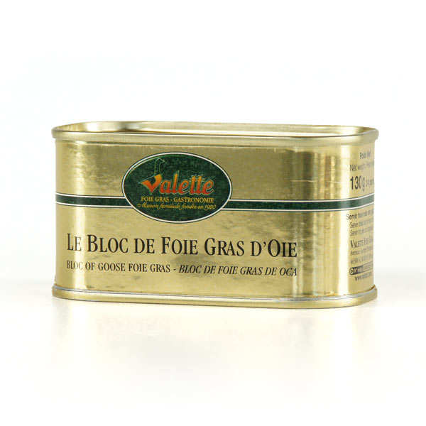 Le bloc de foie gras d'oie