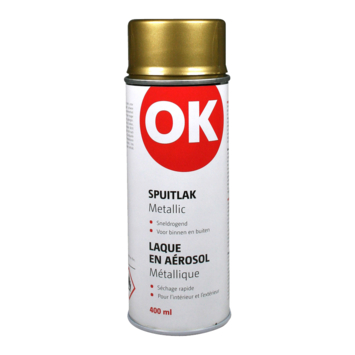 OK spuitlak metallic goud 400 ml