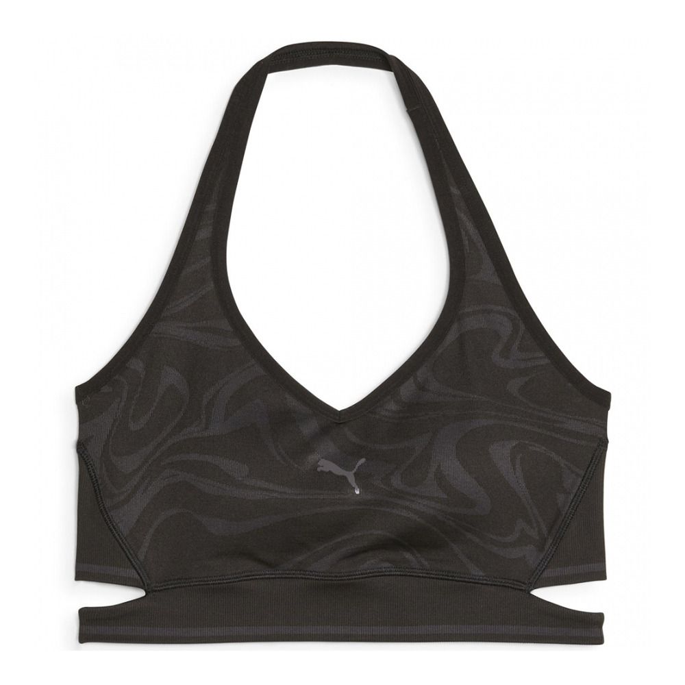 Puma LOW BRA - Brassière Femme puma black/strong gray