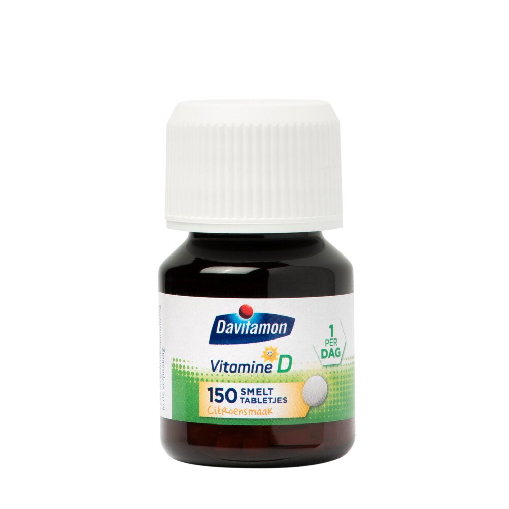 2x Davitamon Vitamine D Kind150 smelttabletten