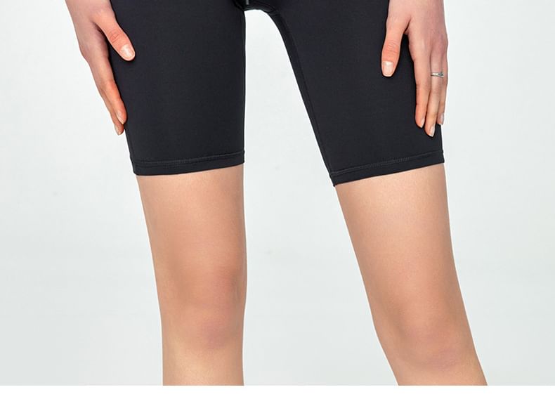 femmal - Yogashorts met trekkoord in de taille