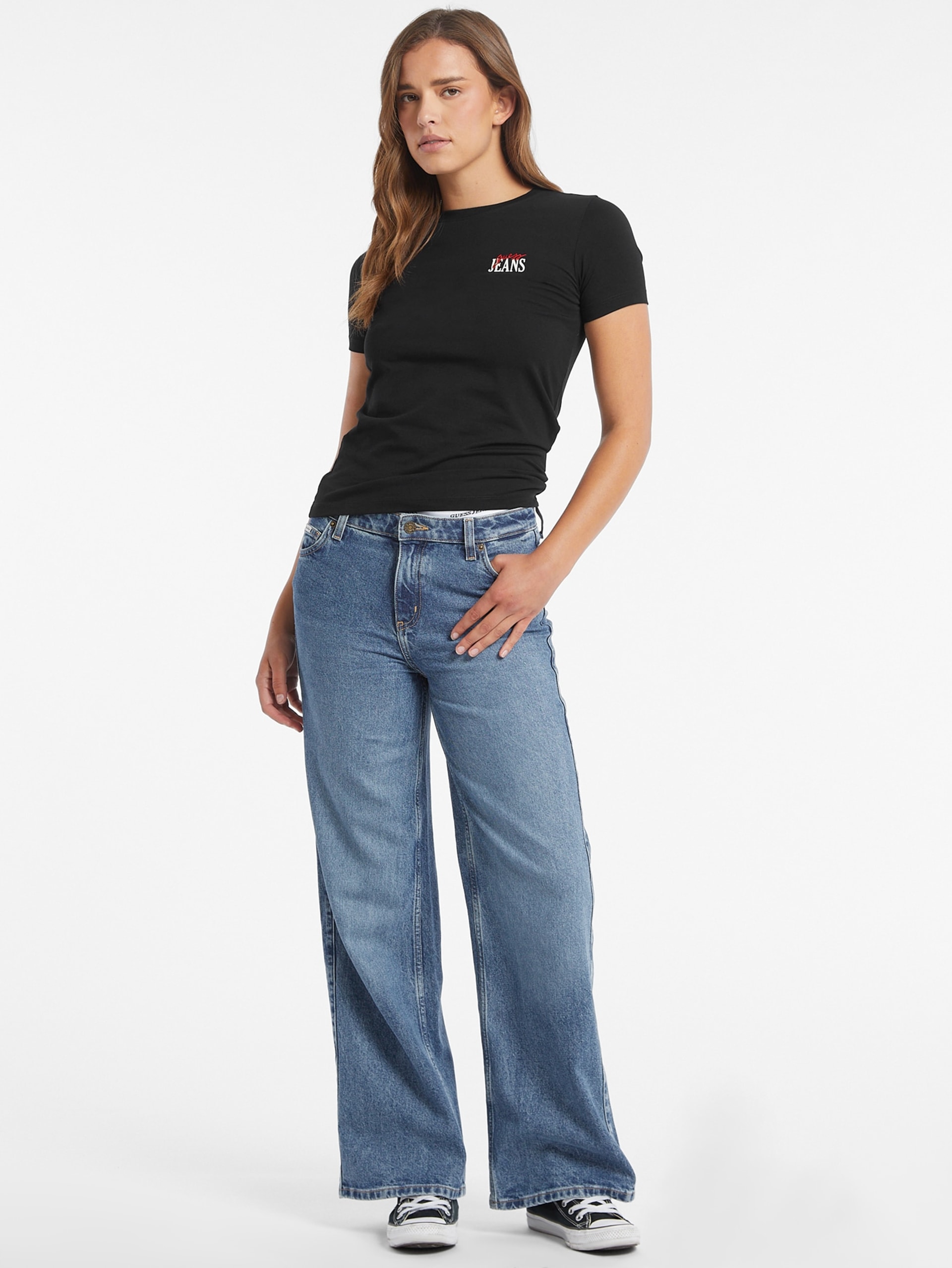 Camiseta Slim com Logo
