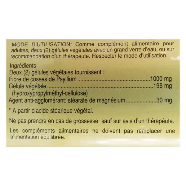Solgar Psyllium 200 gélules végétales