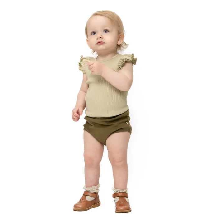 Minimalisma Bloomer Coton Bio Lucky | Vert kaki