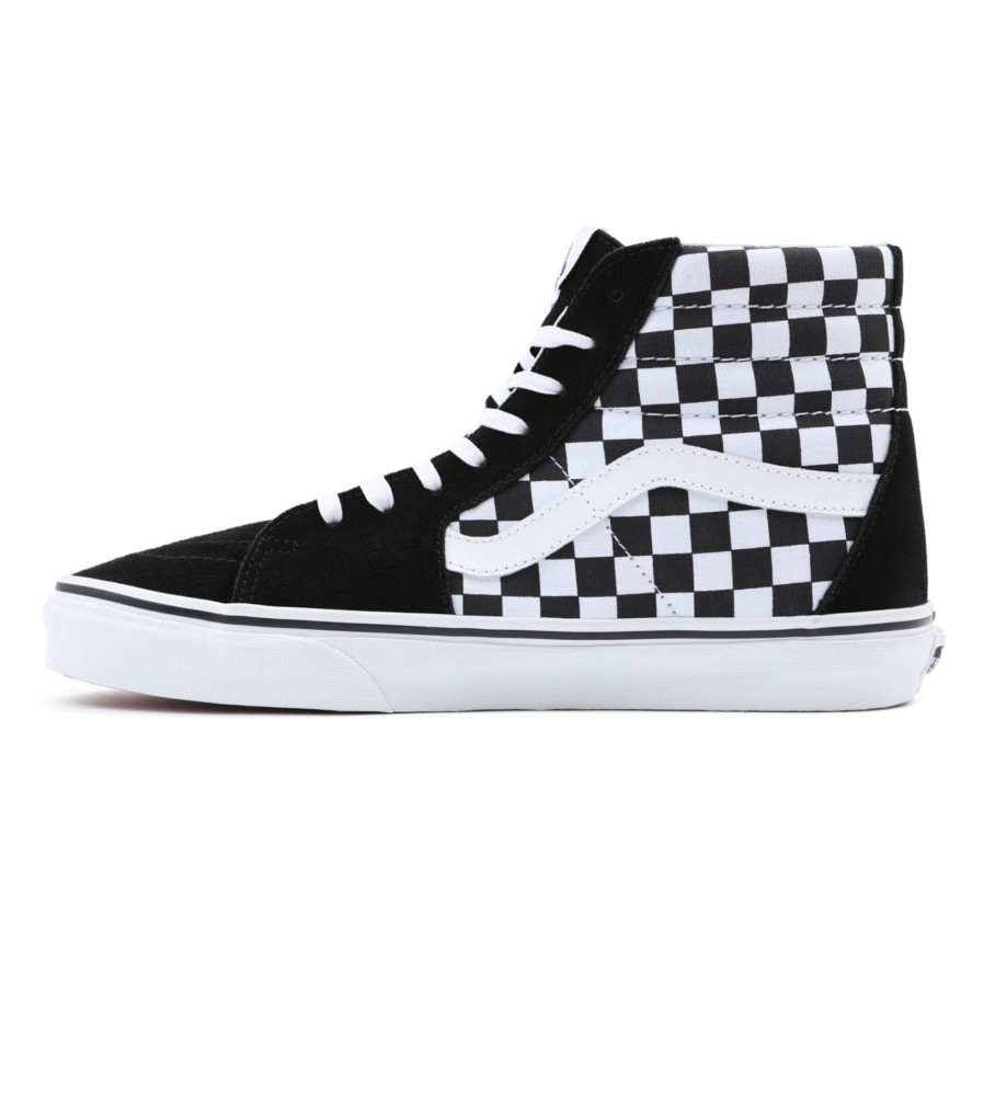 Tênis Vans Sk8-Hi Checkerboard Preto