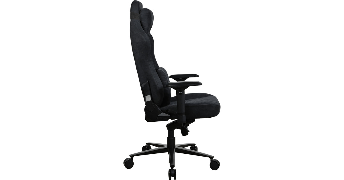 ArozziVernazza Supersoft Fabric - Pure Black gamestoel  (Zwart)